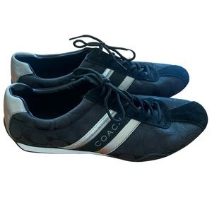 Coach Jayme Sneakers Black Silver White Size 10